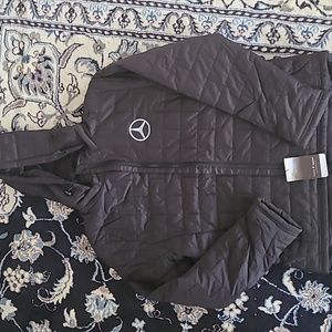 NWT Mercedes microburst puffer jacket sz L